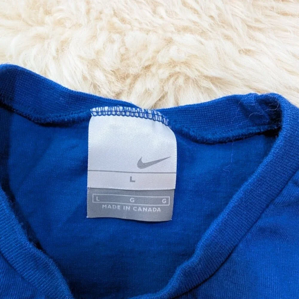 Vintage Nike White Label Made in Canada Tank Top Big Swoosh